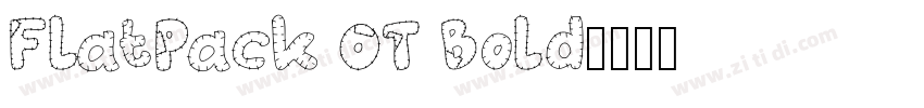 FlatPack OT Bold字体转换